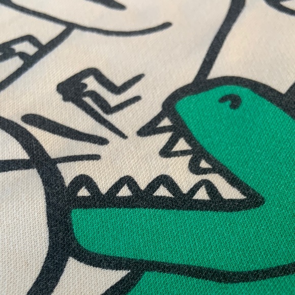 SOLD H&M Dinosaur Print Kids Sweatshirt size 2-4Y - Picture 4 of 7